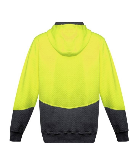 Picture of Syzmik, Unisex Hi Vis Textured Jacquard Hoodie